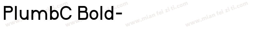 PlumbC Bold字体转换